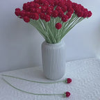 Crochet Strawberry Stems-10-Pack