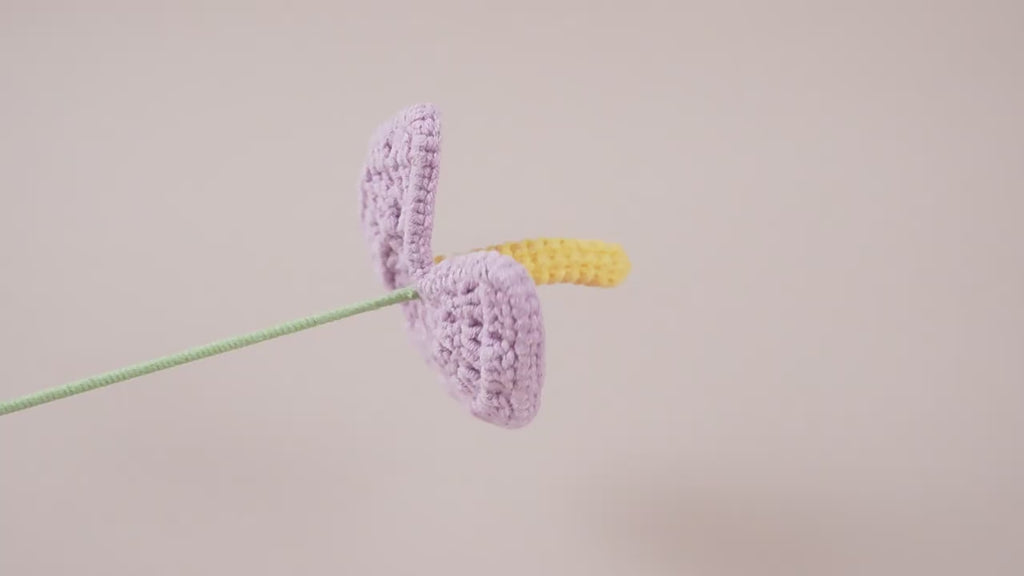 Handmade Crochet Anthurium Flowers – Set of 10 Stems