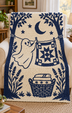 Ghost Quilt C2C Crochet Mosaic Pattern-Digital Download