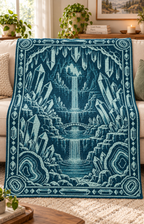 Crystal Waterfall C2C Crochet Mosaic Pattern-Digital Download