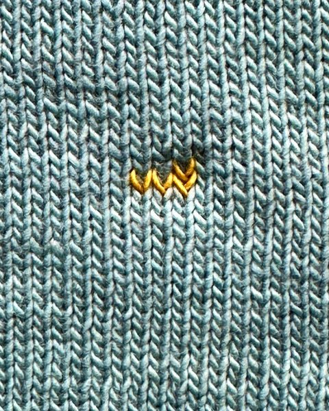 Swiss Darning (Double Stitching)