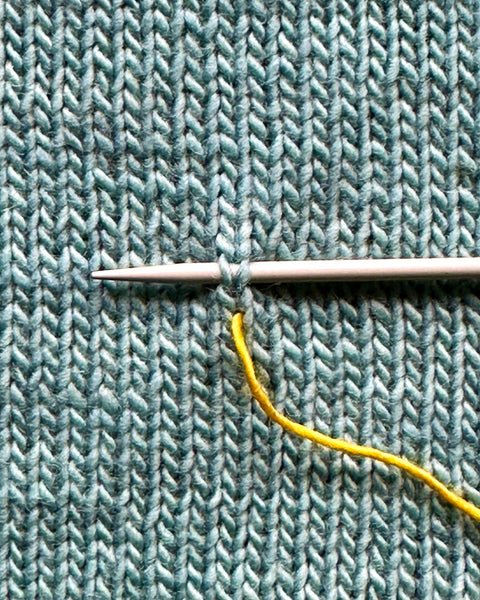 Swiss Darning (double stitching)