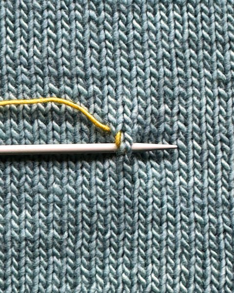 Swiss Darning (double stitching)